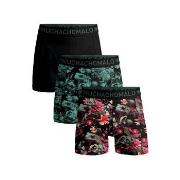 Muchachomalo 3P Cotton Stretch Boxer Rot/Grün Baumwolle X-Large Herren