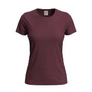 Stedman Classic Women T-shirt Weinrot Baumwolle Small Damen