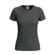 Stedman Classic Women T-shirt Stahlgrau Baumwolle Small Damen