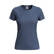 Stedman Classic Women T-shirt Denimblau Baumwolle Small Damen