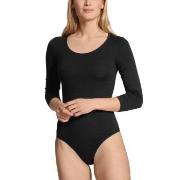 Calida Natural Comfort Bodysuit Schwarz Baumwolle Small Damen