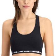 Puma BH Iconic Racer Back Bra Schwarz Small Damen