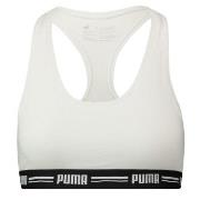 Puma BH Iconic Racer Back Bra Weiß Small Damen