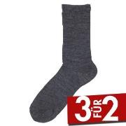 Pierre Robert Merino Wool Sock Grau Gr 41/45