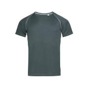 Stedman Active 140 Men Team Raglan Dunkelgrau Polyester Small Herren