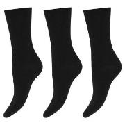 Decoy 3P Cotton Socks Schwarz Strl 37/41 Damen