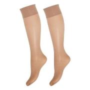 Decoy 2P Soft Lux 15 DEN Knee-high Socks Hellbraun Polyamid One Size D...