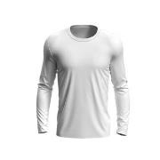 Stedman Morgan Long Sleeve Weiß Baumwolle Small Herren