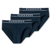 Schiesser 3P 95-5 Organic Cotton Rio Brief Marine Baumwolle Small Herr...