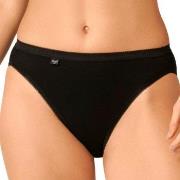 Sloggi 2P Basic Plus Tai Briefs Schwarz Baumwolle 38 Damen