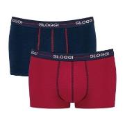 Sloggi 2P For Men Start Hip Blau/Rot Baumwolle Small Herren