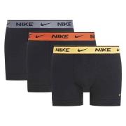 Nike 3P Everyday Essentials Cotton Stretch Trunk D1 Schwarz/Grau/Rot B...