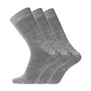 Dovre 3P No Elastic Twin Socks Grau Baumwolle Gr 45/48 Herren