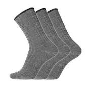 Dovre 3P Wool No-Elastic Socks Grau Gr 45/48 Herren