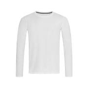 Stedman Clive Long Sleeve Weiß ringgesponnene Baumwolle Small Herren