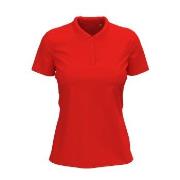 Stedman Claire Short Sleeve Polo Rot ringgesponnene Baumwolle Small Da...