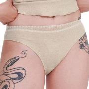 Sloggi 2P GO Ribbed Tai Briefs Elfenbein Ökologische Baumwolle Small D...