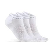 Craft 3P Core Dry Shafless Socks Weiß Nylon Gr 46/48