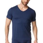 Bruno Banani Check Line 2 0 V-Shirt Marine Polyamid Small Herren