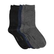 Resteröds 5P Bamboo Socks Schwarz/Grau Gr 40/45 Herren