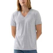 Mey Dry Cotton Colour V Neck T-Shirt Graumelliert Small Herren