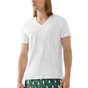 Mey Dry Cotton Colour V Neck T-Shirt Weiß Small Herren