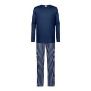 Mey Portimo Pyjama Dunkelblau Baumwolle 50 Herren