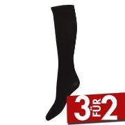 Decoy Doubleface Knee-high Socks Schwarz Gr 37/39 Damen