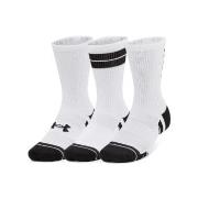 Under Armour 3P Performance Tech Nov Crew Socks Weiß Polyester Medium