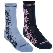 Kari Traa 2P Vinst Wool Sock Schwarz/Blau Gr 39/41 Damen