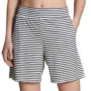 Calida Circular Sleep Shorts Weiß/Marine Tencel Small Damen