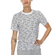 Calvin Klein Compact Flex SS Crew Neck Weiß Baumwolle Small Herren