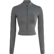 Calvin Klein Sport Seamless Zip Up Jacket Grün Polyamid Medium Damen