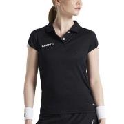 Craft Pro Control Impact Polo W Schwarz Polyester Small Damen