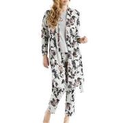 Damella Greymelange Flower Wrap Around Robe Grau Medium Damen