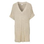 Damella Knitted Lounge Tunic Beige Small Damen