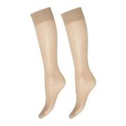 Deocy Silk Look 20d Kneehighs Strumpfhosen 2P Beige Polyamid One Size ...