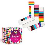 Happy socks 3P Pride Print Gift Box Weiß Baumwolle Gr 41/46