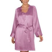 Lady Avenue Pure Silk Short Kimono Rosa Seide Small Damen