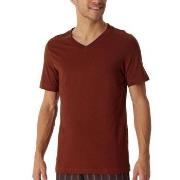 Schiesser Mix Plus Relax T Shirt Weinrot 50 Herren