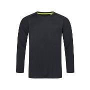 Stedman Active 140 Long Sleeve Schwarz Polyester Small Herren