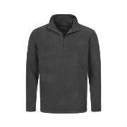 Stedman Active Fleece Half-Zip For Men Grau Polyester Small Herren