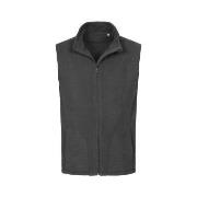 Stedman Active Fleece Vest For Men Grau Polyester Small Herren