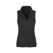 Stedman Active Fleece Vest For Women Schwarz Polyester Small Damen