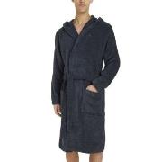 Tommy Hilfiger Cotton Hooded Bathrobe Marine Baumwolle Small Herren