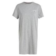 Tommy Hilfiger Half Sleeve Nightdress Hellgrau Baumwolle Small Damen