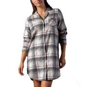 Trofe Flannel Nightdress Kariert Baumwolle Medium Damen