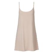 Trofe Slip Dress Beige Polyamid Medium Damen