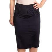 Trofe Slip Skirt Long Schwarz Small Damen