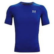 Under Armour HeatGear SS Compression Shirt Blau Large Herren